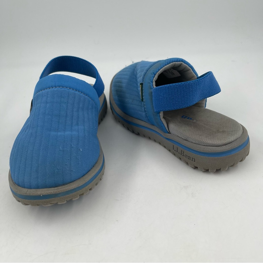 LL Bean Unisex Kids Blue Mule Slippers Sandals - Size 10/11 - Picture 9 of 11
